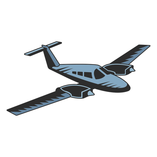 Vintage Düsenflugzeug PNG-Design