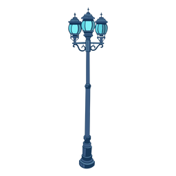 Vintage Straßenlaternen PNG-Design