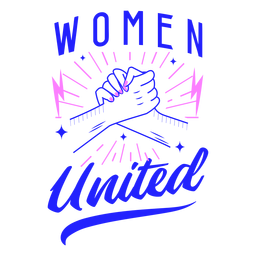Women united badge design