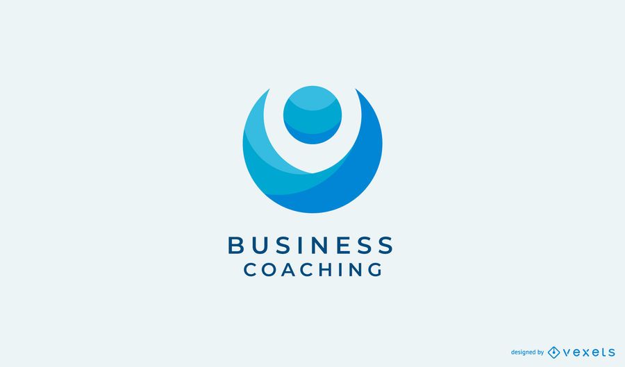 Diseño de logotipo abstracto de coaching empresarial Diseño de logotipo abstracto de coaching empresarial