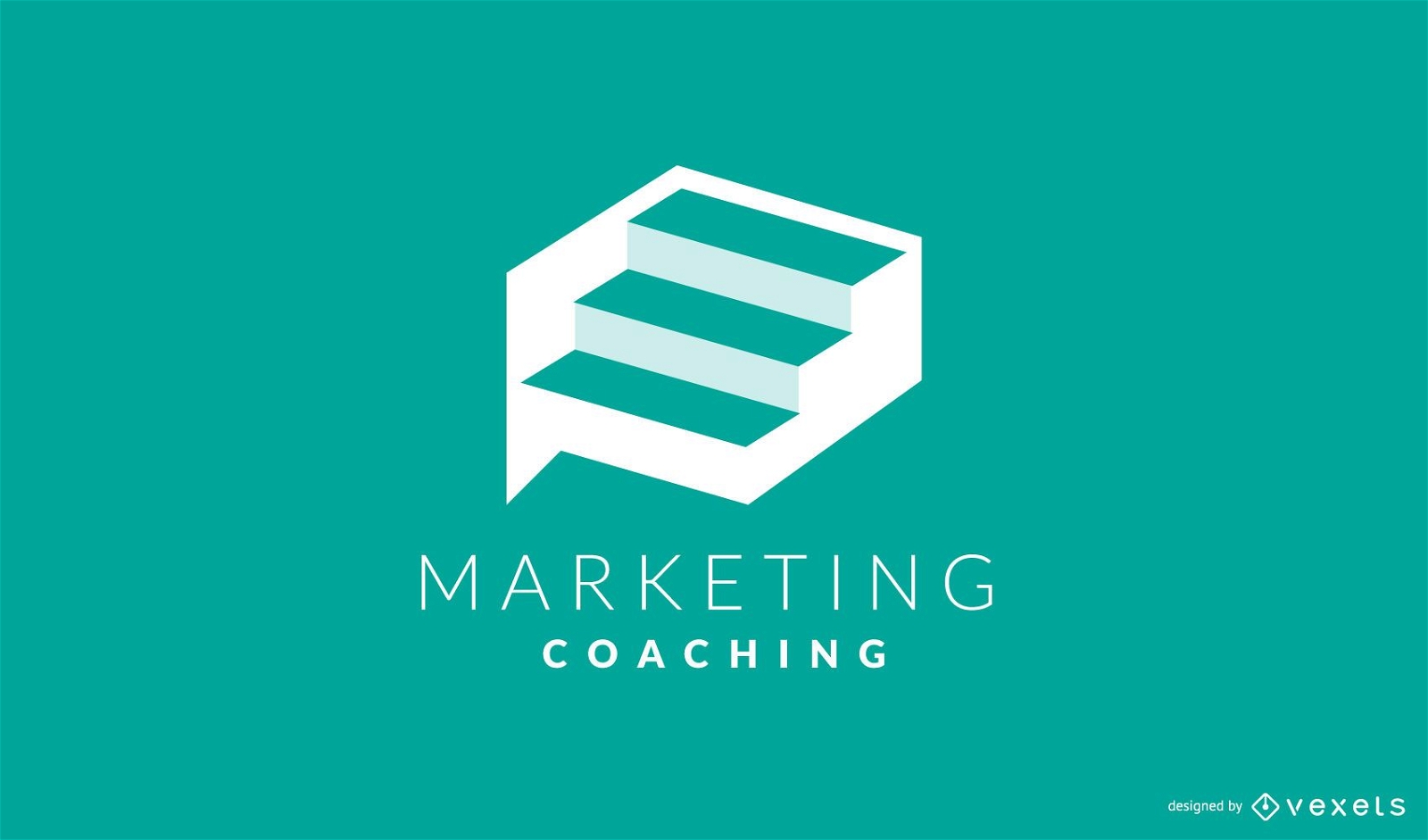 Design de logotipo de treinamento de marketing