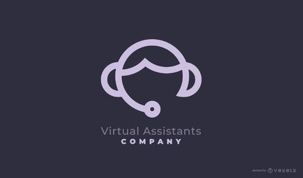 Virtual Assistant Company Logo Design