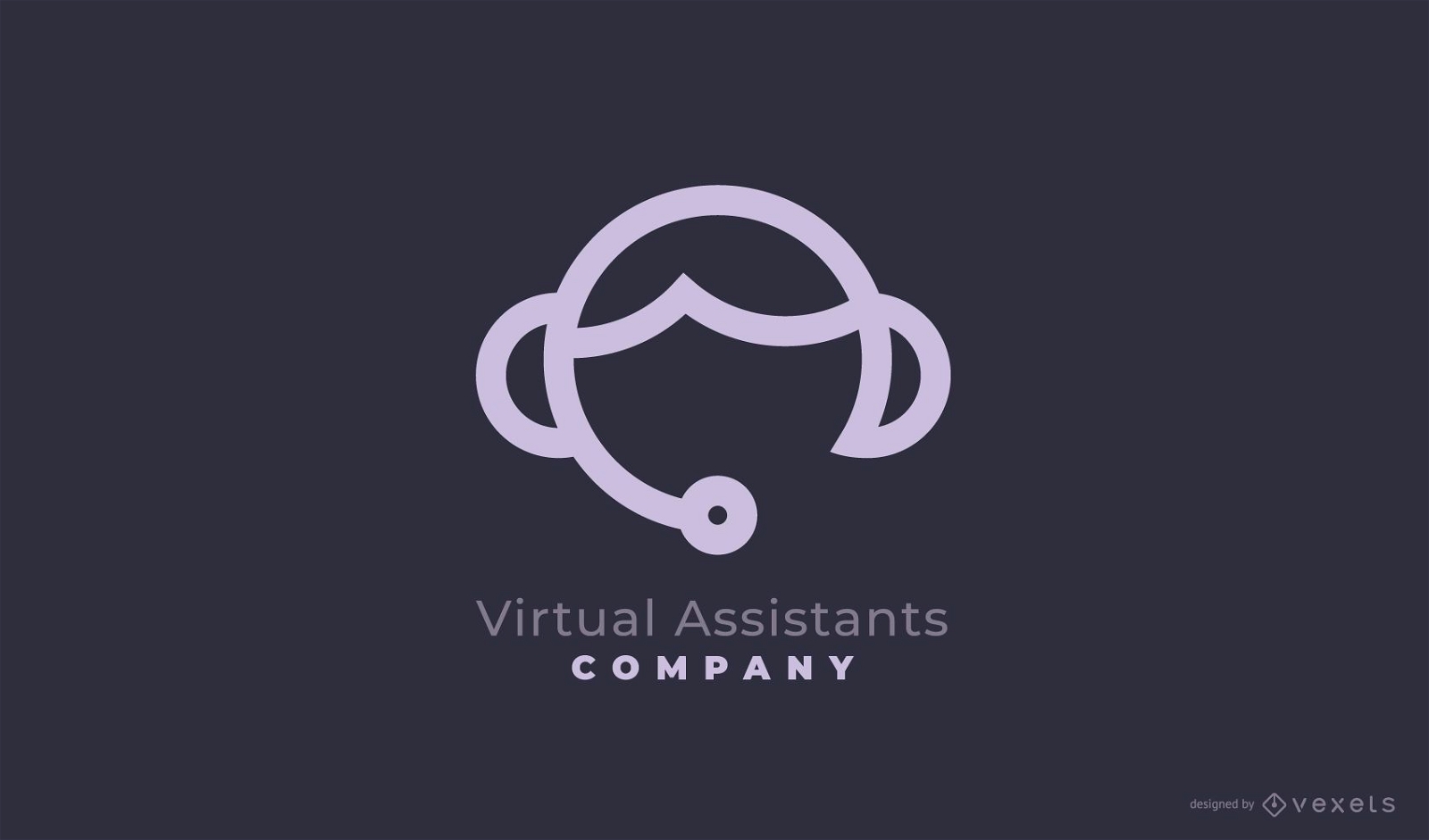Logo-Design des virtuellen Assistenten