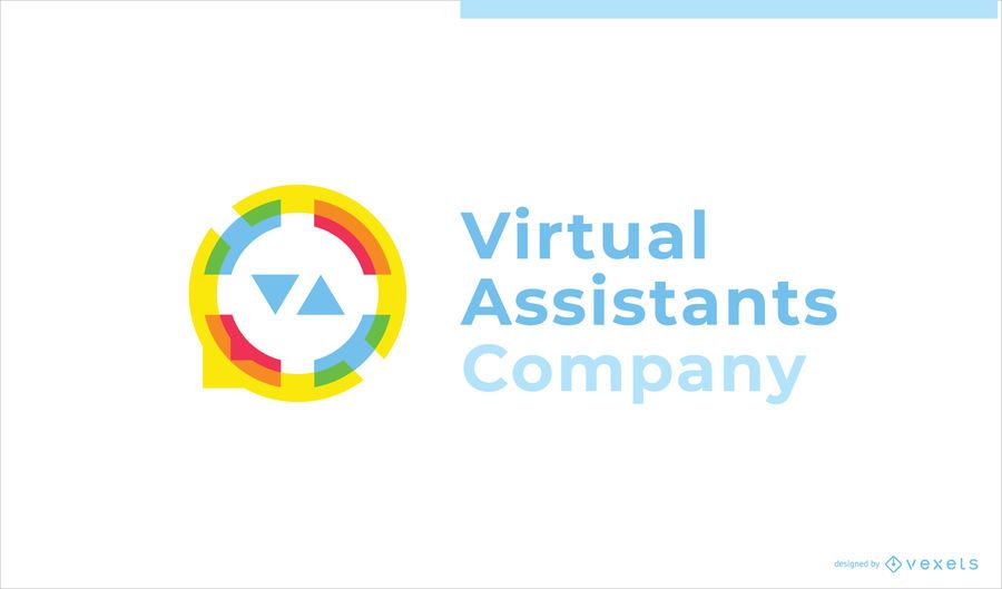Virtual Assistant Business Custom Logo Design Virtual Assistant Business Custom Logo Design