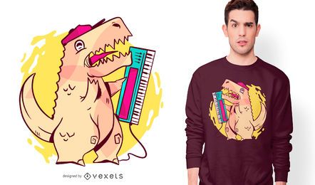 80s T-rex Cartoon T-shirt Design 80s T-rex Cartoon T-shirt Design