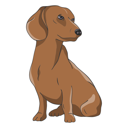 Dackelhundeillustration PNG-Design
