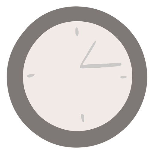 Analog clock flat PNG Design