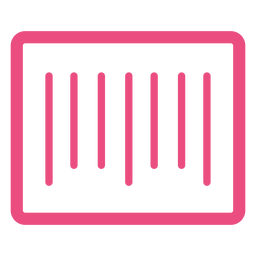 Code-Symbol Strich PNG-Design