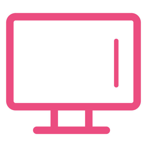 Computer Icon Strich PNG-Design
