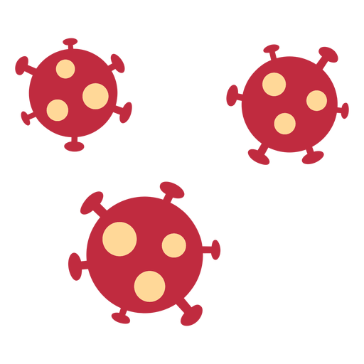 Coronavirus-Symbol PNG-Design