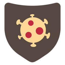 Coronavirus-Schildsymbol PNG-Design