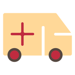 Icono de ambulancia Covid19 Diseño PNG