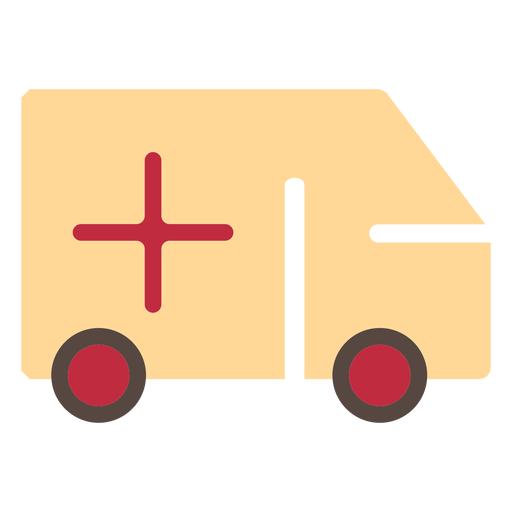 Icono de ambulancia Covid19 Diseño PNG