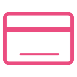 Kreditkarten Symbol Strich Rosa Transparenter Png Und Svg Vektor