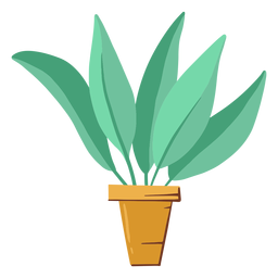 Cute houseplant illustration PNG Design