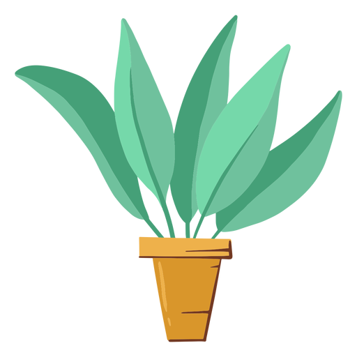 Cute houseplant illustration PNG Design