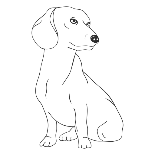 Dackelhundschlag PNG-Design