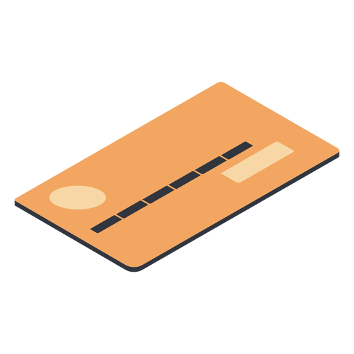 Debit card isometric PNG Design