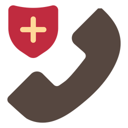Ícone de chamada de emergência Desenho PNG