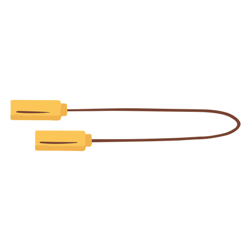 Exercise rope flat PNG Design