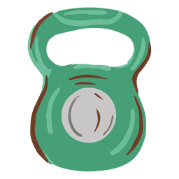 Peso kettleball plana Desenho PNG