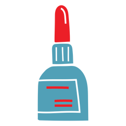 Glue bottle duotone PNG Design