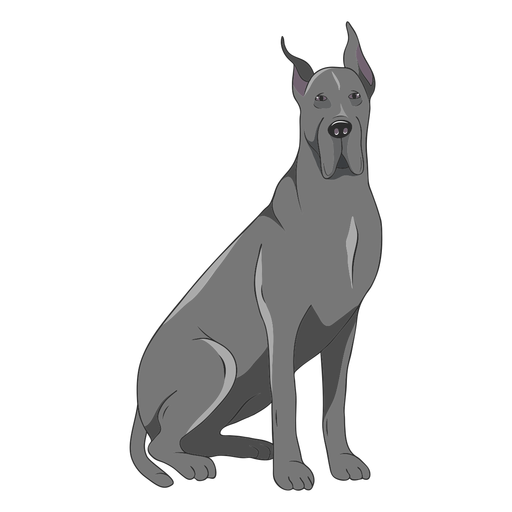 Deutsche Dogge Hund Illustration PNG-Design