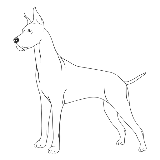 Seitenhund des Doggenhundes PNG-Design