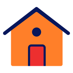 Ícone de casa plano Desenho PNG