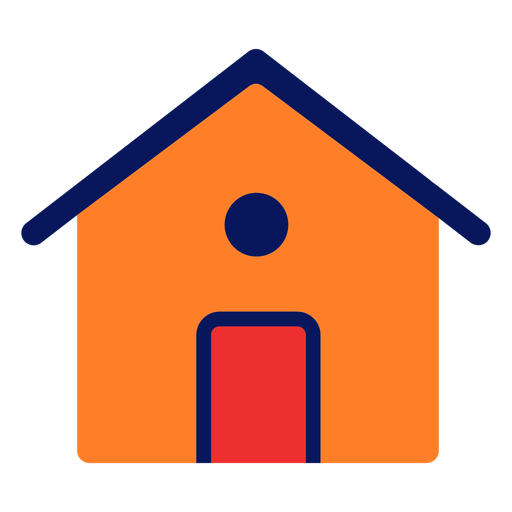 House icon flat PNG Design