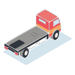 Camion isometrico sin carga Camion isometrico sin carga
