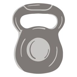 Kettleball Gewicht flach PNG-Design