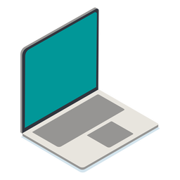 Laptop isometric PNG Design Transparent PNG