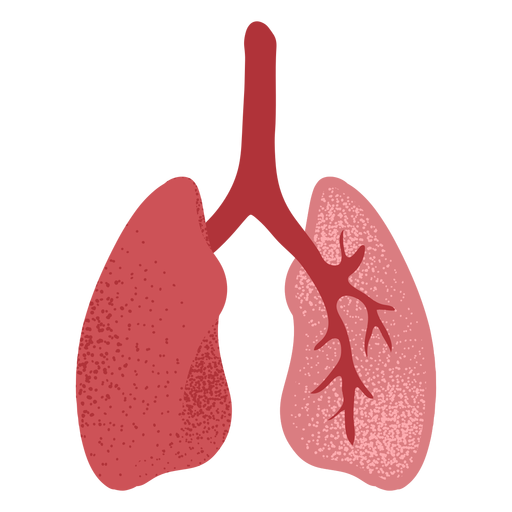 Lungen strukturiert PNG-Design
