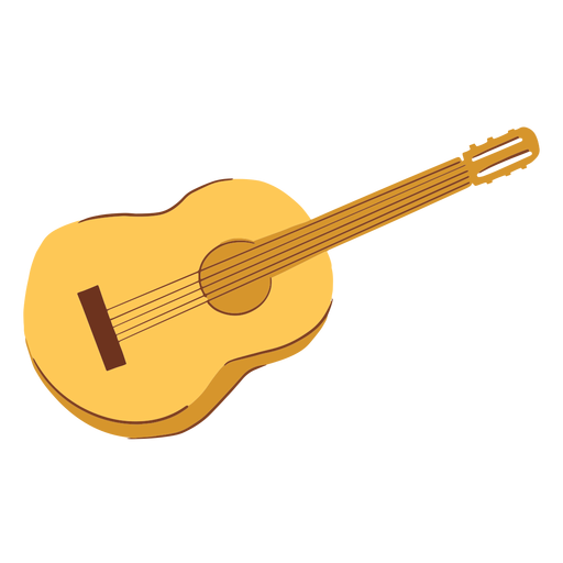 Musica guitarra simple Diseño PNG
