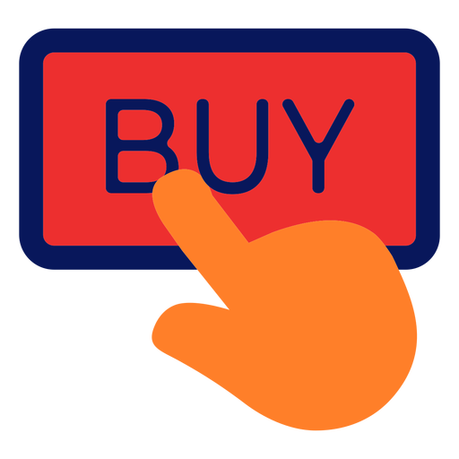 Icono de compra online Diseño PNG