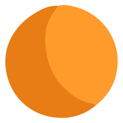 Orange Kugel Symbol PNG-Design