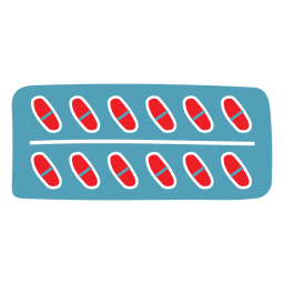 Pills duotone PNG Design