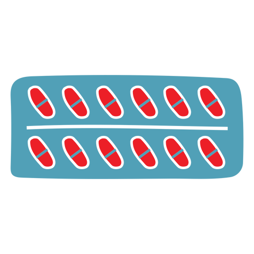 Pills duotone PNG Design
