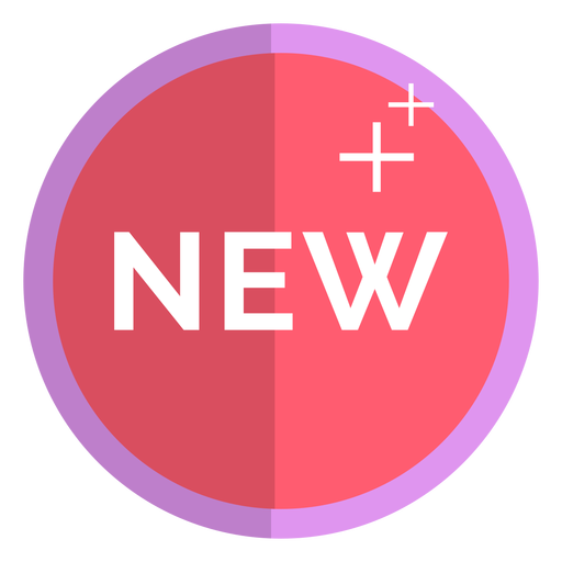 Rosa neues Symbol PNG-Design