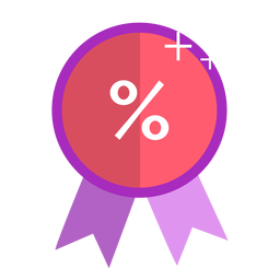 Icono de cinta rosa venta Diseño PNG