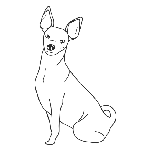 Pistola de cão Pinscher Desenho PNG