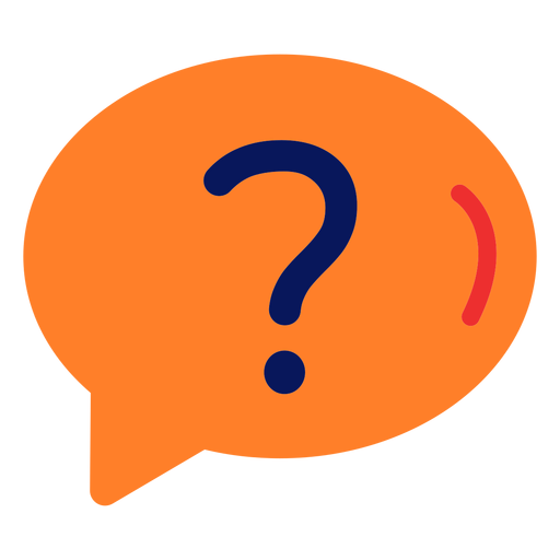 Question icon flat