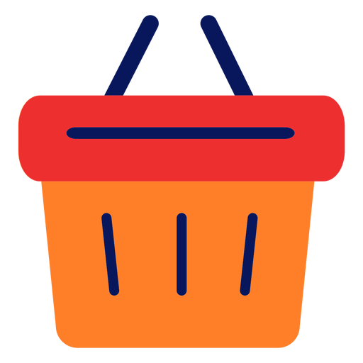 Shopping basket icon PNG Design