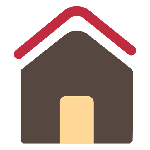 Einfaches Hausikonenhaus PNG-Design