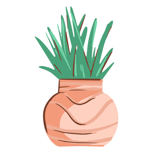 Einfache Pflanzenillustration PNG-Design