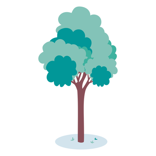 Simple tree illustration PNG Design