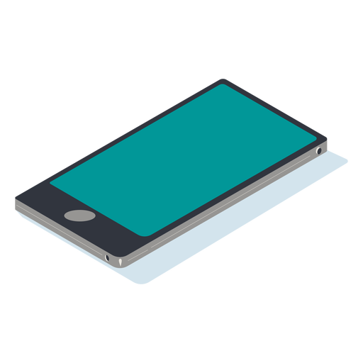 Smartphone isometric PNG Design