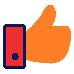 Thumbs Up Icon Stroke Pink Transparent Png Svg Vector File