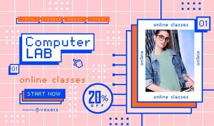 Computer Online Classes Slider Design
